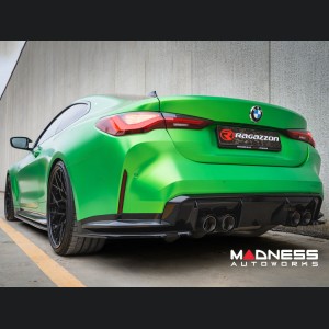 BMW 4 Series Performance Exhaust - M4 3.0L Competition - Ragazzon - Evo Line - Axle Back w/ Valves - Dual Exit/ Quad Polished Tips